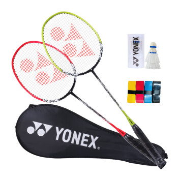 YONEX尤尼克斯羽毛球拍对拍2支初学耐用型yy套装双拍已穿 YONEX尤尼克斯羽毛球拍对拍2支初学耐用型yy套装双拍已穿