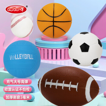 哈哈球儿童玩具球1-3岁拍拍小皮球足球篮球手抓纹理球五件套婴儿宝礼物	